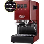 Resim Gaggia New Classic E24 Kırmızı Espresso Makinesi 