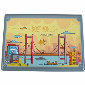 Resim Biggdesign Smiling İstanbul Metal Kartpostal Boğaz 