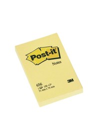 Resim Post-it 100 Yaprak Not Sarı 51x76 Mm 656 