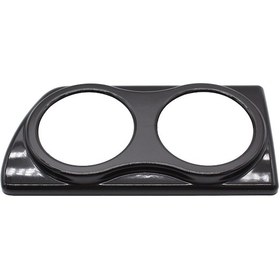 Resim Yaleker Vauxhall Astra H Mk5 İçin Siyah Plastik Çift Gösterge Çerçevesi - 38g Hafif 