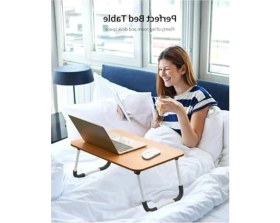 Resim Die Grup Katlanabilir Laptop Sehpası ile Yatakta Konforlu Çalışma Imkanı 