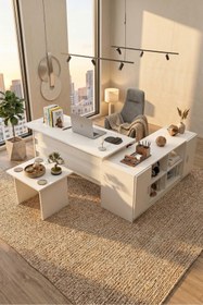 Resim Yurudesign Vario Abf Ofis Büro Masa Takımı 3 Renk 