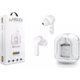 Resim Subzero Waırbuds SW77 Dijital Göstergeli Bluetooth 5.3 Kulaklık Siyah/beyaz 