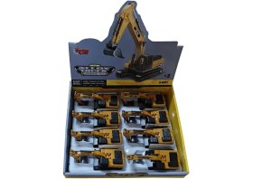 Resim Vardem Oyuncak SZT-9961 Sürmeli Metal Inşaat Aracı Kazıcı Ekskavatör 