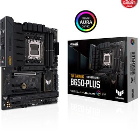 Resim ASUS Tuf Gamıng B650-plus Amd B650 Am5 Ddr5 6400 Dp Hdmı 3x M2 Usb3.2 Aura Rgb 2.5gbit Lan Atx 