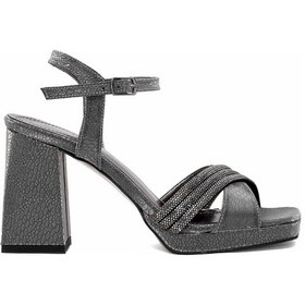 Resim Elit Pm08 K98 Kadın Platform Ayakkabı Platin Platin 