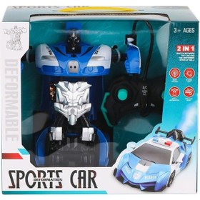 Resim Çok Fonksiyonlu Dönüşebilen Kumandalı Robot Araba 92d-11a-92d-1 Çok Renkli 