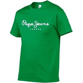 Resim Snapbuy Pepe Jeans Londra Logolu Unisex Tişört 2025 Kısa Kollu Yazlıkbordoerkek Bordo 