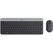 Resim HELLO PAPANA Logitech MK470 Q Kablosuz Usb Siyah Klavye/Mouse Set 920-009435 
