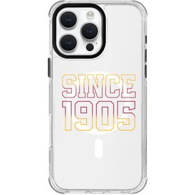 Resim Galatasaray Since 1905 Magsafe Şeffaf Telefon Kılıfı - iPhone 16 Pro Max 