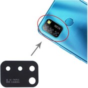Resim Infinix Uyumlu Hot 10 Arka Kamera Camı Lensi (Çıtasız Sadece Cam) 