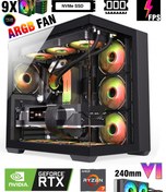 Resim Zeiron Mirage X50 Ryzen 7 5700X ∣ 32GB RAM ∣ 1TB M.2 SSD ∣ RTX5060 Sıvı Soğutmalı Masaüstü Oyun Bilgisayarı 