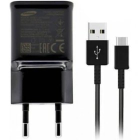 Resim Samsung EP-TA200 1 Çıkışlı 2000 Mah Type-C Kablo + Ev Tipi Şarj Aleti 