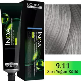 Resim Loreal Professionnel Inoa - Amonyaksız Saç Boyası No: 9.11 Sarı Yoğun Küllü 60g 