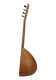 Resim Telli Çalgı Yapım Kısa Sap Yaprak Karaağaç 40,5 Tekne Profesyonel Bağlama 