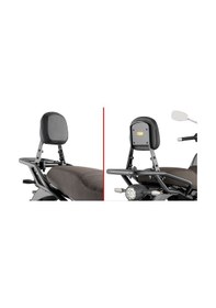 Resim Moto Guzzi V7 850 Stone/special 21-25 Sissybar + Çanta Demiri Givi Ts8206b+sr8206 Siyah 