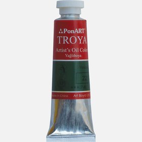 Resim PonArt Troya Yağlı Boya Tüp 22 Viridian 37 ml 