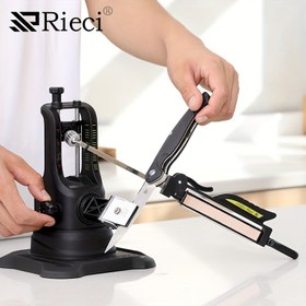Resim 360° Dönen Bıçak Bileme Aleti (Aksesuarlar Farklı Satılmaktadır) - Hassas Ayarlanabilir Sistem, Çift Bileme Evreleri ile Mükemmel Ev ve Mutfak Bıçakları için, Mutfak Bıçak Bileme Aleti | Modern Mutfak Aracı | Ayarlanabilir Bileme Aleti 