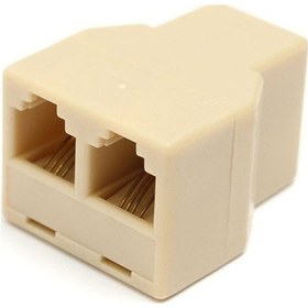 Resim Rj11 2'li Telefon Hat Dağıtıcı Çoklayıcı Splitter 