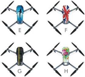 Resim Mavic Pro PVC Su Geçirmez Kaplama Etiket Desen J 