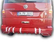 Resim Volkswagen Transporter T7 Difüzörlü Arka Tampon Eki Boyalı 
