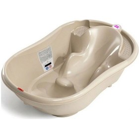 Resim Okbaby Onda Dijital Termometreli Çift Yönlü Bebek Küveti Bej 