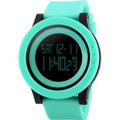 Resim Rogfer Skmeı 1142 Çok Fonksiyonlu Erkekler Doğa Sporları Gece Parlayan Su Geçirmez Silika Jel Dijital Saat Yeşil Çok Renkli Çok Renkli 