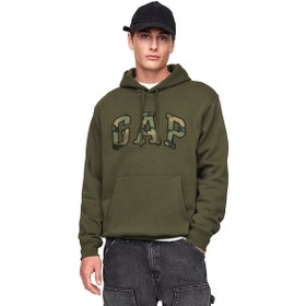 Resim GAP Relaxed Logo Erkek Yeşil Günlük Stil Eşofman Üstü 799757000 