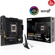 Resim TUF GAMING B650M-PLUS WIFI AM5 DDR5 6400 HDMI\u002FDP mATX 