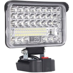 Resim Fortunelane 144w 7200lm Led Çalışma Lambası, 18v Pil Uyumlu, 6500k Işık, Çok Açı Ayarı, Taşınabilir, Dış Mekan İçin Acil Durum Ay 