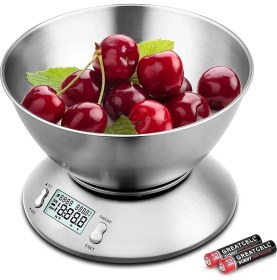 Resim Aesco LCD Ekran Elektronik Dijital Mutfak Terazisi Inox Hassas Mutfak Tartısı 