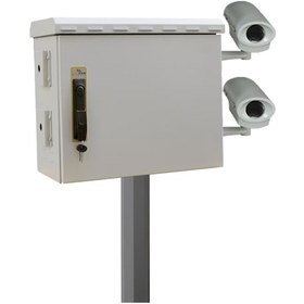 Resim Vatpan 9U 19" 300Mm Outdoor Mobese Direk Tipi Rack Kabinet Çift C 