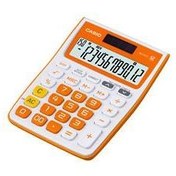 Resim Casio MJ-12VC-RG İşlem Kontrollü 12 Hane Turuncu Masa Üstü Hesap Makinesi 