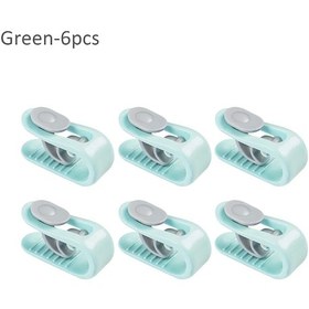 Resim Geeroyoo 6 Adet Yatak Örtüsü Sabitleyici - Kaymaz, Görünmez, İğnesiz Ve Dayanıklı Çarşaf Klipsi Yeşil 