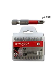 Resim Vandor Anti Slip Bit Kaydırmaz Bits S2 Yüksek Kalite Çelik PZ2 50 - 729927867397 