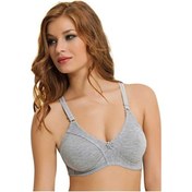 Resim Kadın 1 Adet Gri Penye Pamuklu Toparlayıcı Sütyen 351 001 