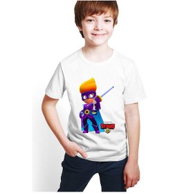 Resim Brawl Stars Amber De La Vega Baskılı Çocuk Tişört T-Shirt D05 