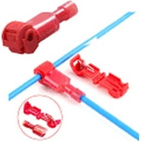 Resim T Bağlantı Aparatı Klemens Kırmızı 0,50 - 1 mm 10 Takım 