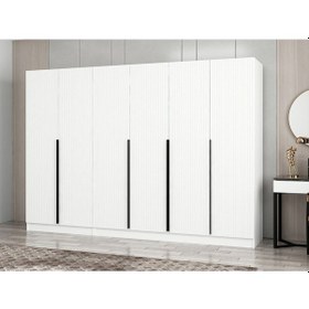Resim Kale Plus 6 Mebran Kapaklı 2ç Dolap Beyaz Mebran 190cm Beyaz 