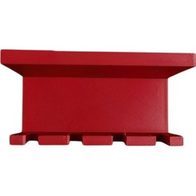 Resim Kırmızı Yapışkanlı Çok Amaçlı Diş Fırçası Jilet Jiletlik Asacağı Askılığı Askılık Diş Fırçalık Banyo Organizer 