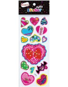 Resim Ticon 2’li Sticker Puffy 138653 (KABARTMALI) Tps-34 