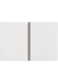 Resim Hisli Şeyler A4 Kareli Spiralli Stickerli Defter Dinlenmek İstiyorum 