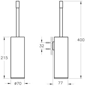 Resim VitrA Sento A4491667 Çocuk Tuvalet Fırçalığı 