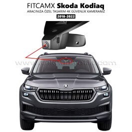 Resim FitCamX - Skoda Kodiaq Modele Özel 4K Araç Kamerası (2018-2022) (Model A) 