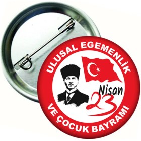 Resim Hediye Panayırı 20 Adet - 23 Nisan Öğrenci Rozeti 