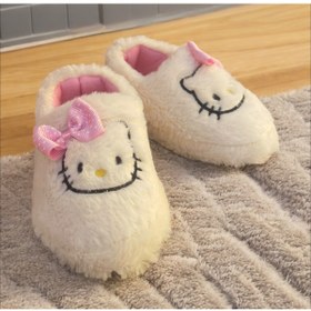Resim Hızlı Al KREŞ AYAKKABISI,PANDUF ,EV AYAKKABI,EV PATİĞİ .BEBEK VE ÇOCUK PANDUF.HELLO KIITY KIZ ÇOCUK PANDUF 