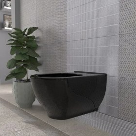 Resim Lucco Garcia 53 cm Kanalsız Asma Klozet Siyah 