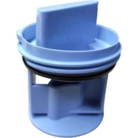 Resim Bosch Uyumlu Waw28760tr Filitre Kapak Çamaşır Makinesi Pompa Kapağı Gri 