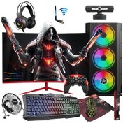 Resim Zeiron Afx35 Amd Ryzen 5 3600 16gb 256gb+1tb Rx550 23.8" Oyuncu Bilgisayarı 