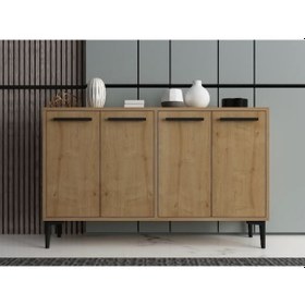 Resim Revo Konsol Tv Sehpası Tv Ünitesi Modern Tasarım-meşe 